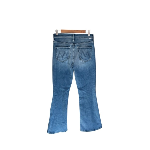 MOTHER Blue Flare Wide Leg Jeans with Casual Appeal - Picture 5 of 10